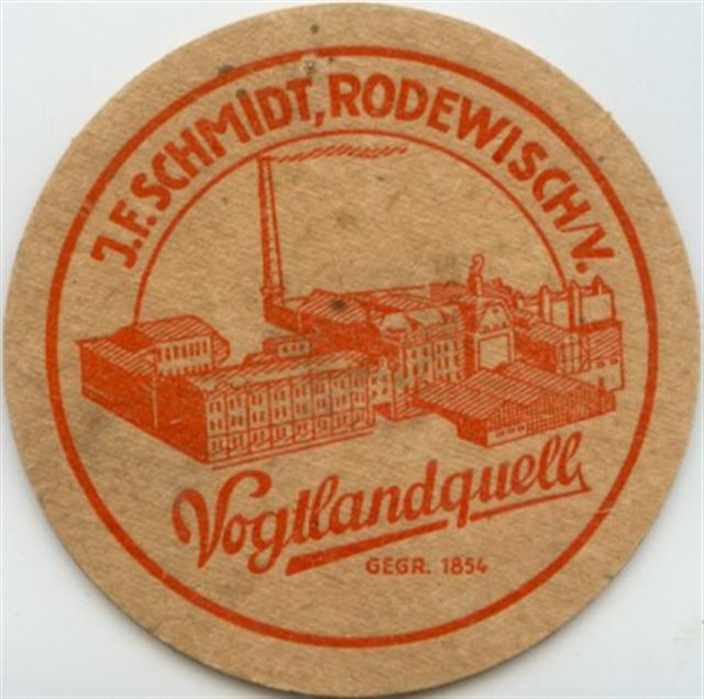 rodewisch v-sn vogtlandquell 1a (rund215-j f schmidt rodewisch-rot)